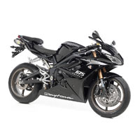 Triumph Daytona 675 2006-2009 FACTORY EVOII FULL-TIT./TITANIUM WITH CARBON END CAP - LEO VINCE EXHAUST