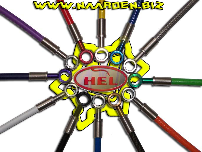 HEL Stainless Steel -8 AN Braided Rubber Hose (11mm Internal